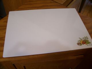 Vintage Corning Ware La Sauge Spice Of Life Counter Saver Cutting Board 14”x 20”