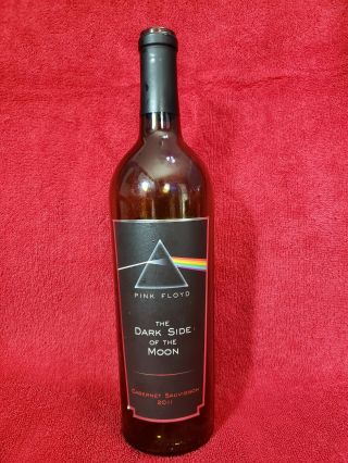 Pink Floyd Wine Bottle Dark Side Of The Moon 2011 Cabernet Wines That Rock Empty