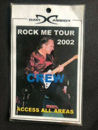 David Cassidy,  Rock Me Tour,  2002,  Aaa Pass