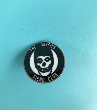 The Misfits Fiend Club Metal Pin Danzig Samhain Vintage