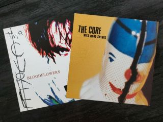 (2) The Cure 12 " X12 " Record Store Promo Poster Flats 1996 2000