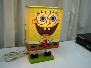 Spongebob Square Pants Shaded Lamp 12 " ×7 " 2005 &