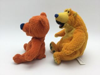 Mattel Bear In The Big Blue House Henson Plush & OJO Orange Friend Set 6” Beans 2