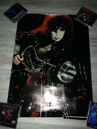 Kiss Vintage Aucoin Poster,  Paul Stanley On A Chopper,  Htf