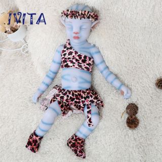 20  Avatar Girl Lifelike Sleeping Silicone Reborn Baby Doll Xmas Gift Ooak Toy