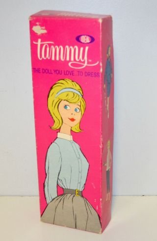 Vintage 1960s Ideal Toys Tammy Doll Platinum Blonde 2