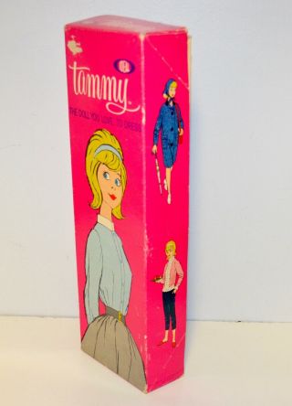 Vintage 1960s Ideal Toys Tammy Doll Platinum Blonde 3