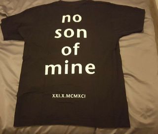Genesis - No Son Of Mine - Rare And 1991 Black Xl T - Shirt Phil Collins