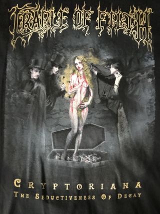 Cradle Of Filth Cryptoriana Tour North America 2018 Shirt