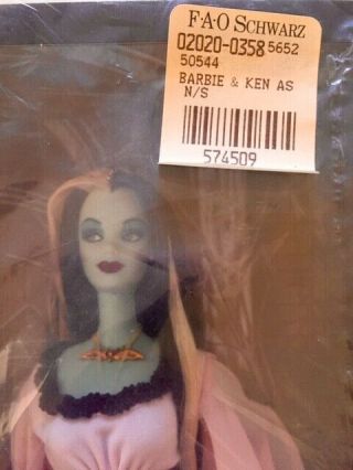 The Munsters Giftset - Herman and Lily Barbie - NRFB - Still in FAO Plastic Wrap 2