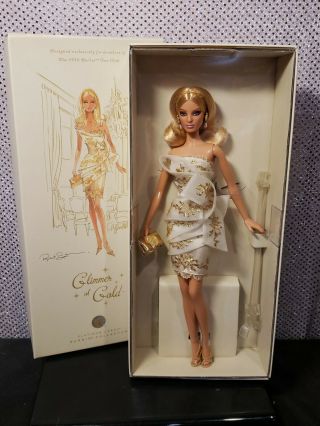 Glimmer Of Gold Silkstone Barbie Doll Platinum Bfc Exclusive Mattel R4495 Nrfb