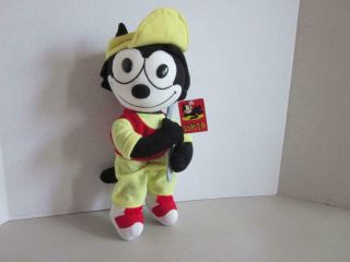 Vintage Felix The Cat Golfer Stuffed Plush 13 " With Tag A&a Plush Licensed