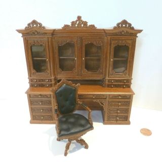 Bespaq Miniature The " Ginsburg " Limited Edition Office Desk Set 2528 - Nwn2