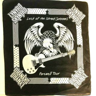 Lynyrd Skynyrd Last Of The Street Survivors Farewell Tour Concert Scarf Bandana