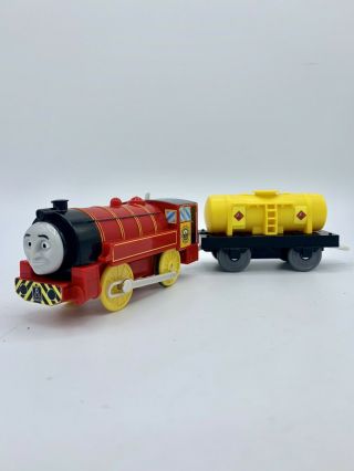 Thomas & Friends Trackmaster Motorized Train Victor Engine W/ Yellow Tanker Car