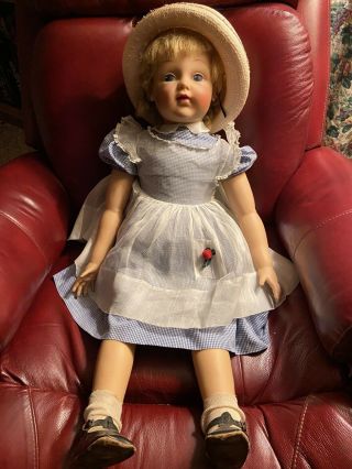 Mme Alexander Doll Barbara Jane 1959 30” Rare Clothing