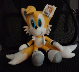 Tails Miles " Tails " Prower Plush Sonic The Hedgehog Stuffed Animal Toy Doll 15 "