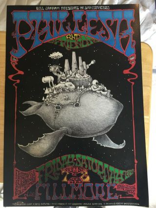 Phil Lesh And Friends Poster The Fillmore August 7 & 8,  1998 Grateful Dead