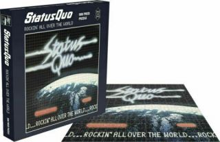 Status Quo - Rockin All Over The World Album 500 Piece Jigsaw Puzzle