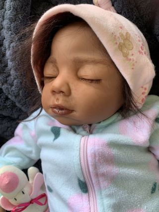 Sweet Reborn Baby Girl Doll Ivy Was Baylee By Lorna Miller Sands Completed Baby