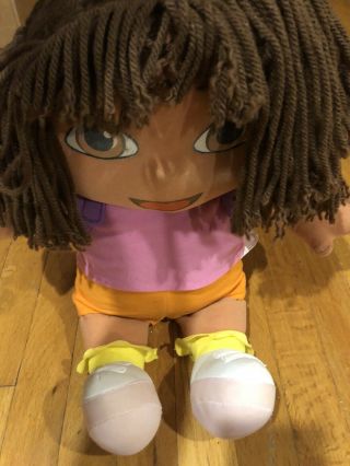 Dora The Explorer Large Soft Plush Pillow Doll Stuffed Toy Giant 20”backpack