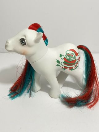 ✨ Vtg G1 1984 My Little Pony Merry Treat Santa Christmas Pony Mail Order Mo Mlp
