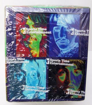 Beatles Factory Box Of 1996 Sports Time Entertainment Collectors Cards