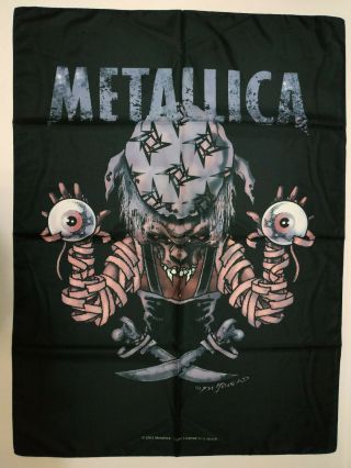 Vintage Metallica 2003 Textile Poster Flag Pushead