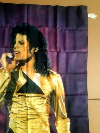 Michael Jackson The King 1997 29 x 42 Textile Flag 3