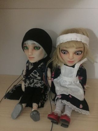 Rare Makie Lab Custom 3d Printed Boy And Girl Doll Set With Accessories