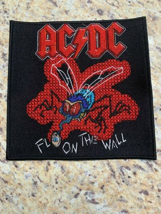 Ac/dc Fly On The Wall Back Patch