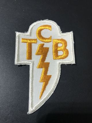 Elvis Tcb Patch Like The Elvis In Concert Jacket Patch / Direct From Memphis