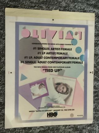 Olivia Newton John Tied Up Greatest Hits Volume Two Image Overlay 1’s 1983