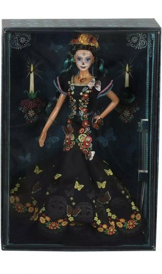 Barbie Signature Collector: Dia De Muertos Doll Mattel Day Of The Dead Fxd52