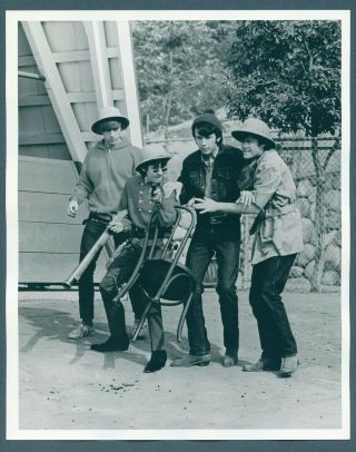 Monkees Press Photo By Gene Trindl - - M119 - All Four - 1967 - Estm