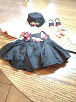 Htf Vintage 1950s/60s Madame Alexander Tagged Lissy Doll Ensemble Only No Doll