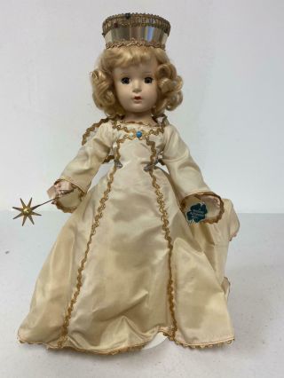 14 " Vintage Madame Alexander Good Fairy Hard Plastic Doll W Tag