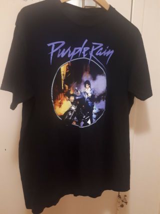Prince Purple Rain - T - Shirt - Size L
