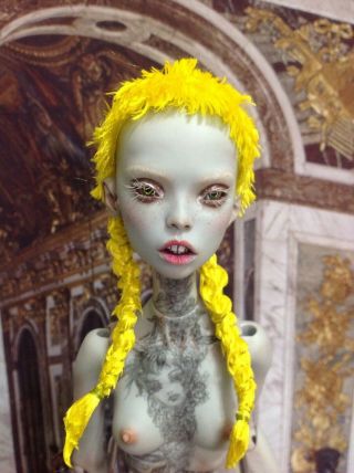Yolandi Hardcap Wig Custom Ooak Hand Made For Popovy Doll Popovy Sister Doll
