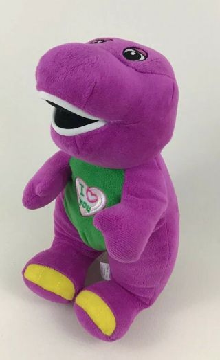 Barney And Friends I Love You Purple Dinosaur 9 " Plush Stuffed Toy With Sound