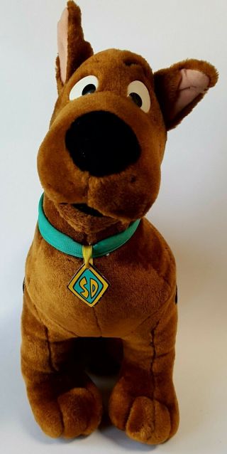 Vintage Rare Scooby Doo 15 Inch Plush 1998 Cartoon Network Equity Toys