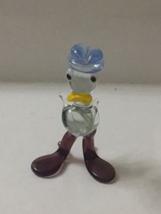 Murano Glass,  Pirelli,  Lauscha,  Bimini Glass:Glass Donald Duck Bird Figure,  Ornament 3