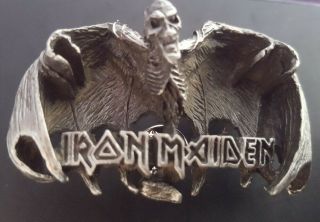 Iron Maiden VINTAGE Eddie Pin Badge,  1992 Monsters Of Rock Alchemy,  Pewter 3