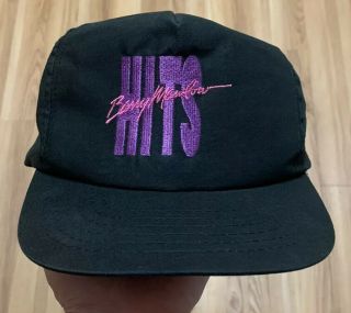 Vintage 1993 Barry Manilow Hits Tour Snapback Hat Concert Promo Embroidered