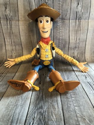 13 " Toy Story And Beyond Pull String Sheriff Woody 2002 - By Hasbro 19