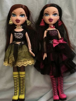 Ultra Rare Bratz Doll Wicked Twins Ciara Diona Dolls W Jewekry Exc
