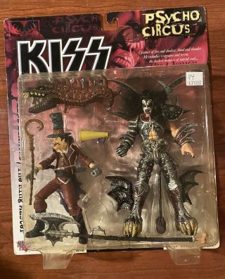 Kiss Psycho Circus Action Figures Mcfarlane 1998 Set Of 4