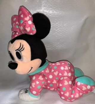 Disney Just Play Crawling Minnie Mouse Electronic Talking Plush Doll 3