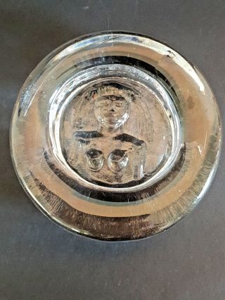 Erik Hoglund Maiden Dish /ashtray Swedish Art Glass Kosta Boda Sweden