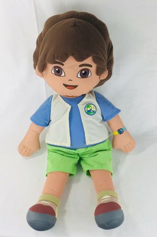 Go Diego Go From Dora The Explorer - Huge 24” Tall Plush Toy Stuffed Animal